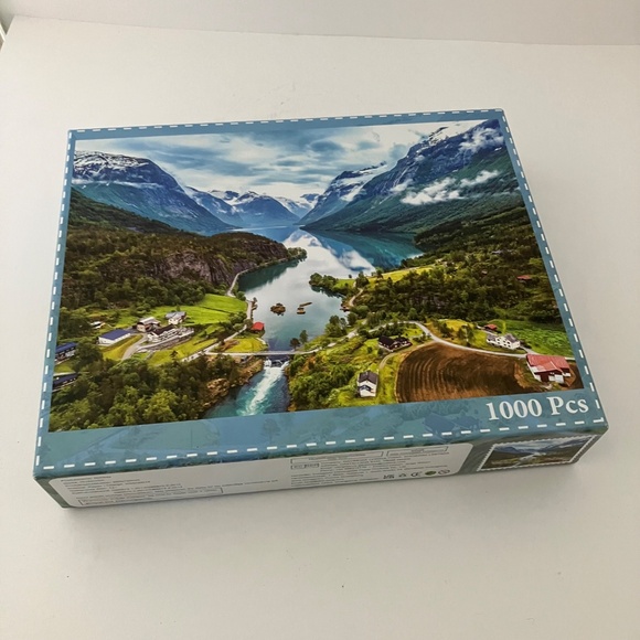Geiranger Fjord Norway, Jigsaw Puzzles for Adults 1000 Piece NEW Sealed bag - Picture 14 of 15